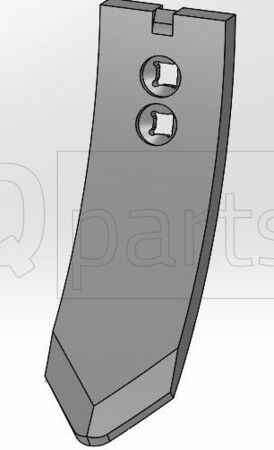 Punta vomere 155 028  80x15