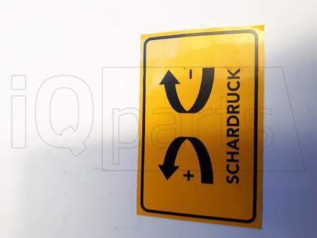Aufkleber SCHARDRUCK
